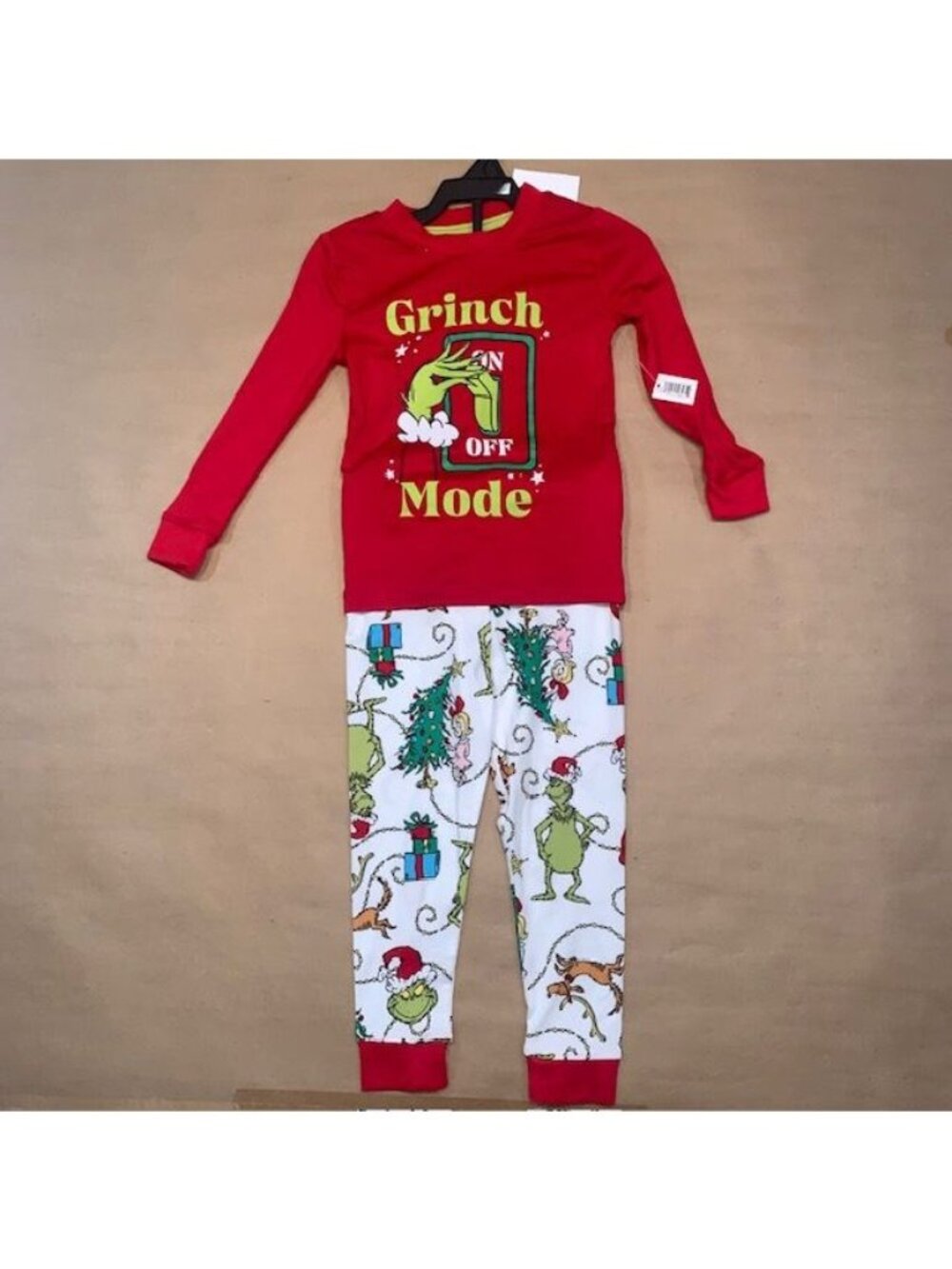 The Grinch Dr Seuss Christmas Outfit Pajamas Cindy Lou Max Size 3T Snug Fit